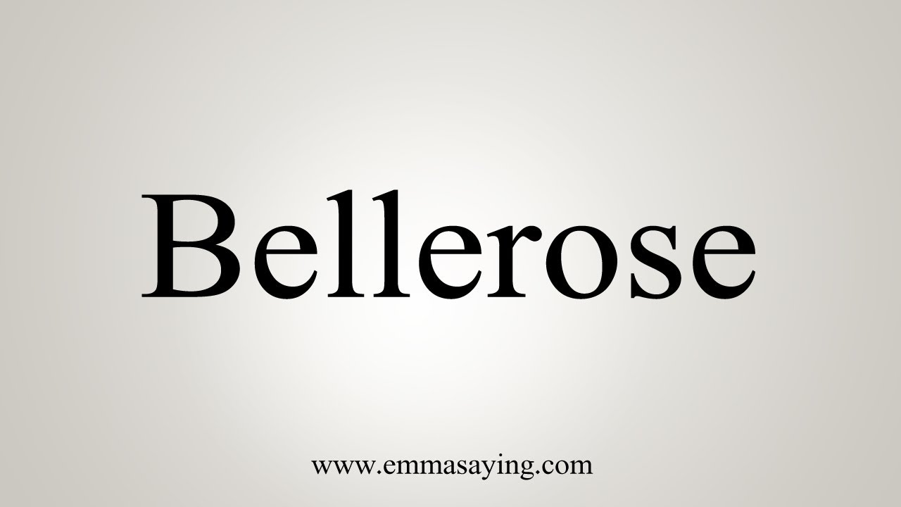 Bellerose Pro Font Family